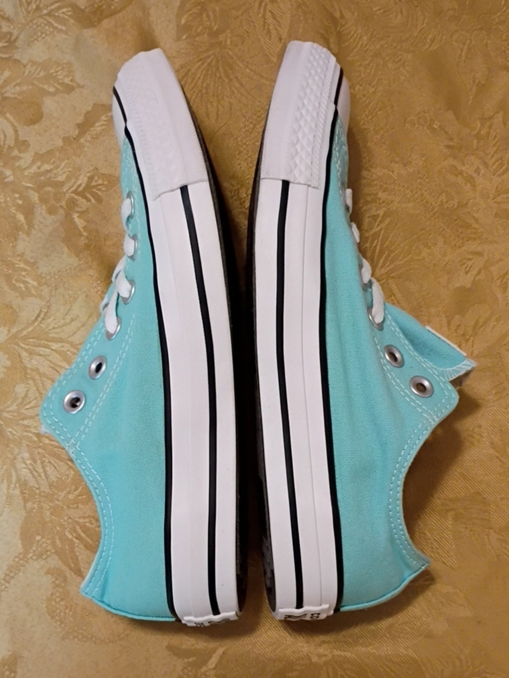 CONVERSE All Star Low Top Sneakers in Aqua . Women's 7.5 Men's 5.5 - Picture 8 of 10